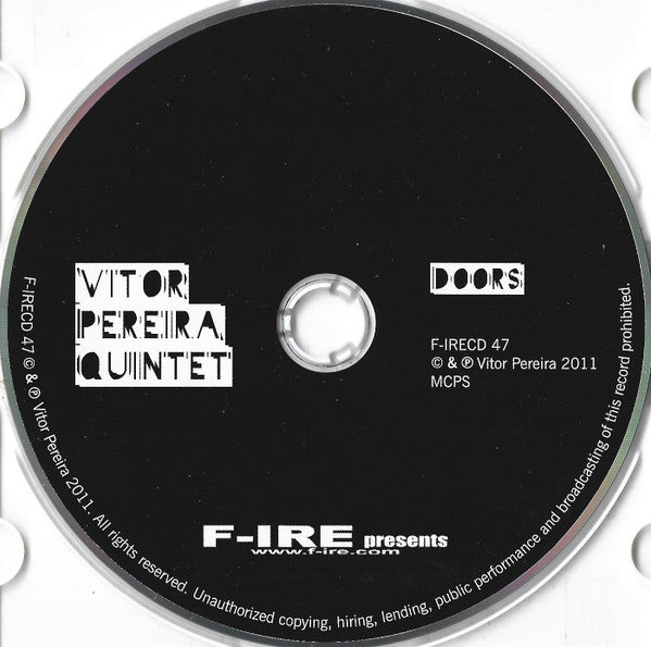 Vitor Pereira Quintet : Doors (CD, Album)