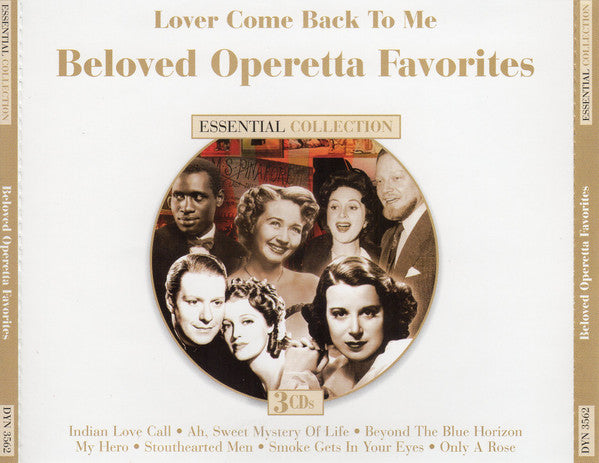 Various : Lover Come Back To Me - Beloved Operetta Favorites (3xCD, Comp)