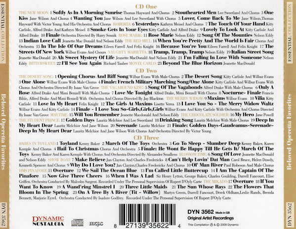 Various : Lover Come Back To Me - Beloved Operetta Favorites (3xCD, Comp)