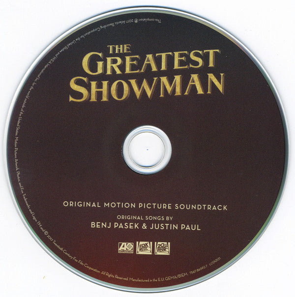 Various, Benj Pasek, Justin Paul (5) : The Greatest Showman (Original Motion Picture Soundtrack) (CD, Album)
