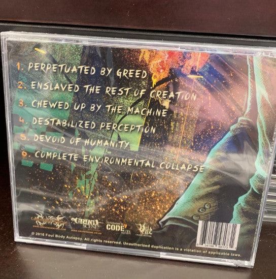 Foul Body Autopsy : Perpetuated By Greed (CD)