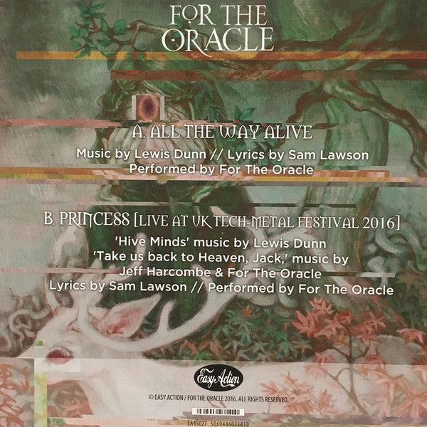 For The Oracle : All The Way Alive (10", Single)