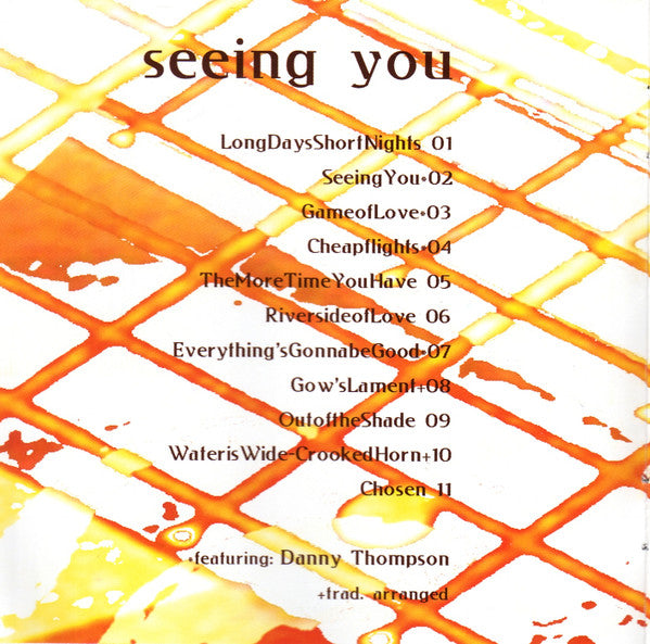 Kit Holmes : Seeing You (CD, Album)