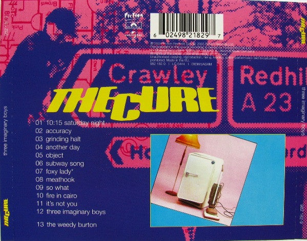 The Cure : Three Imaginary Boys (CD, Album, RE, RM)