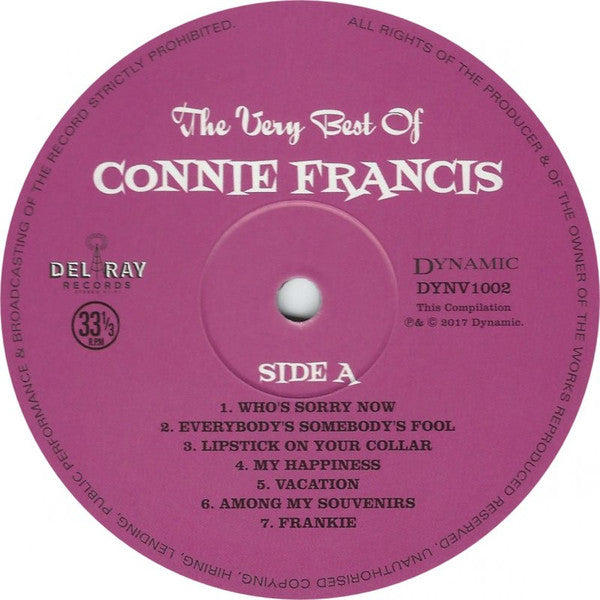Connie Francis : The Very Best Of (LP, Comp, 180)