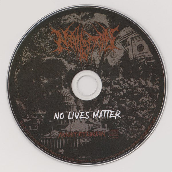 Nephrectomy : No Lives Matter (CD, Album)