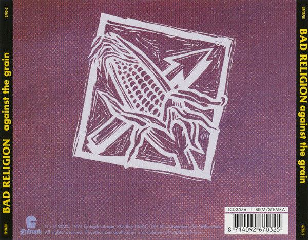 Bad Religion : Against The Grain (CD, Album, RE, RM)