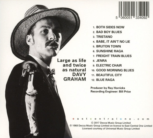 Davy Graham : Large As Life And Twice As Natural (CD, Album, RE)
