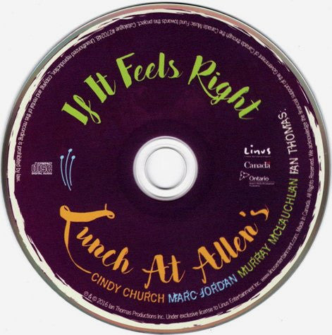 Lunch At Allen's : If It Feels Right (CD, Album)