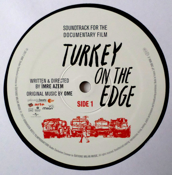 Murat Ertel : Turkey On The Edge (Soundtrack For The Documentary Film) (LP, Album)