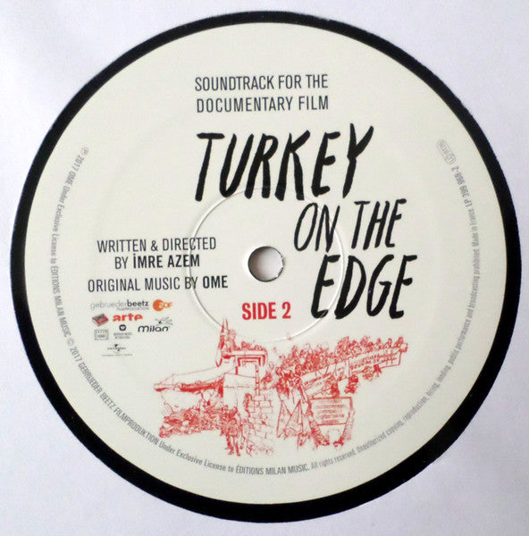 Murat Ertel : Turkey On The Edge (Soundtrack For The Documentary Film) (LP, Album)