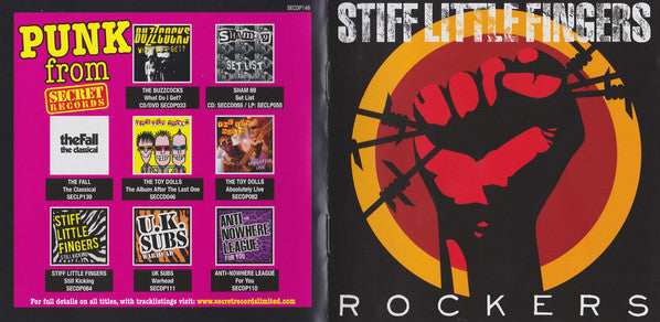 Stiff Little Fingers : Rockers (CD, Album + DVD-V)