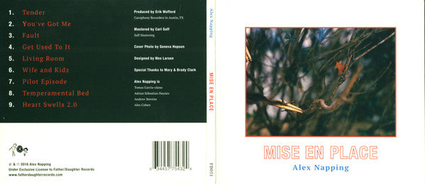 Alex Napping : Mise En Place (CD, M/Print, Dig)
