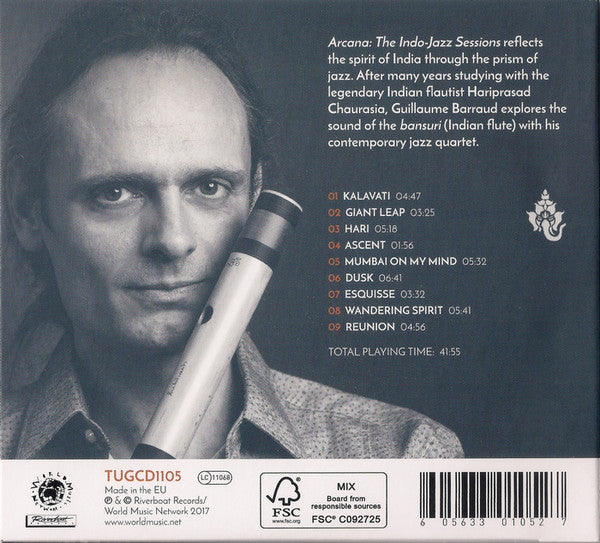 Guillaume Barraud Quartet : Arcana : The Indo-Jazz Sessions (CD, Album)