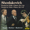 Dmitri Shostakovich, Oleg Kagan • Sviatoslav Richter • Yuri Bashmet : Sonata For Violin & Piano, Op.134 / Sonata For Viola & Piano, Op.147 (CD, RE, RM)