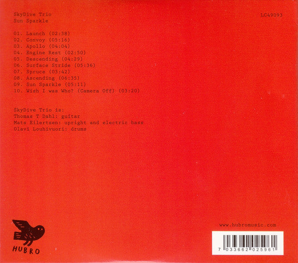 SkyDive Trio : Sun Sparkle (CD, Album)