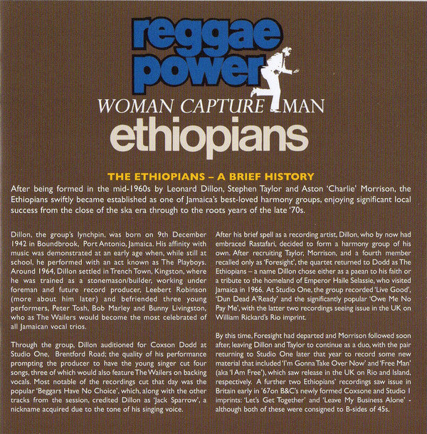 The Ethiopians : Reggae Power & Woman Capture Man (CD, Album, Comp, RM)