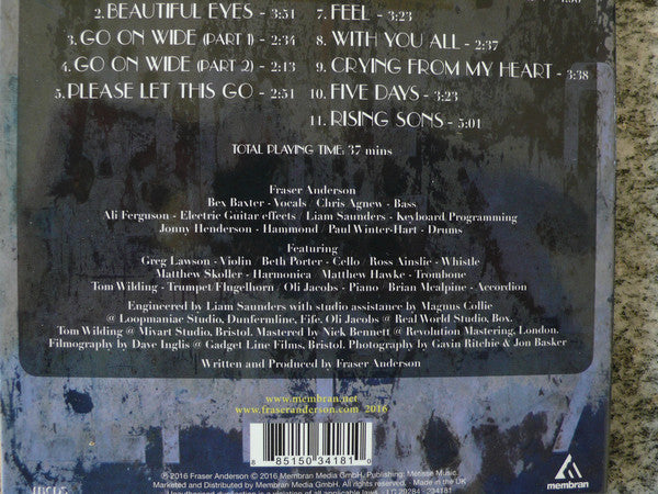Fraser Anderson : Under The Cover Of Lightness (CD, Album)