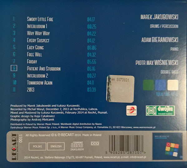 Marek Jakubowski Trio : Patient and Stubborn (CD, Album)