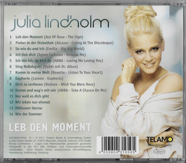Julia Lindholm : Leb den Moment (CD)