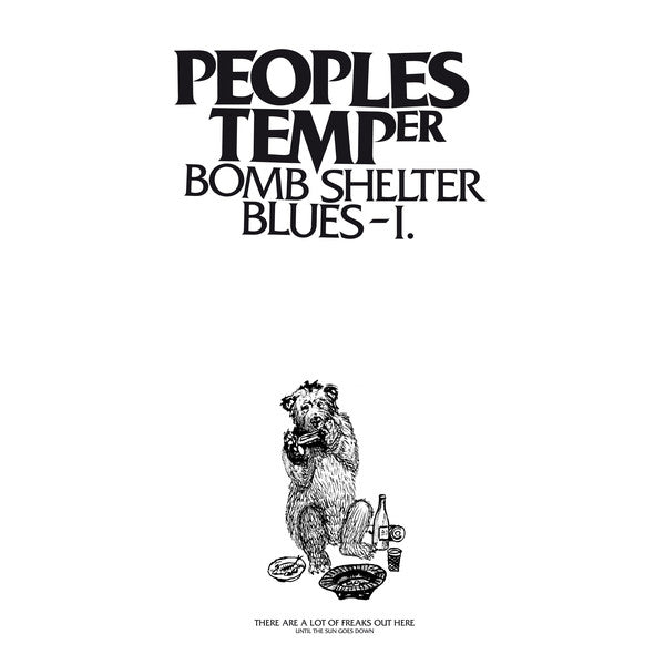 Peoples Temper : Bomb Shelter Blues - I. (12", EP)
