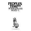 Peoples Temper : Bomb Shelter Blues - I. (12", EP)