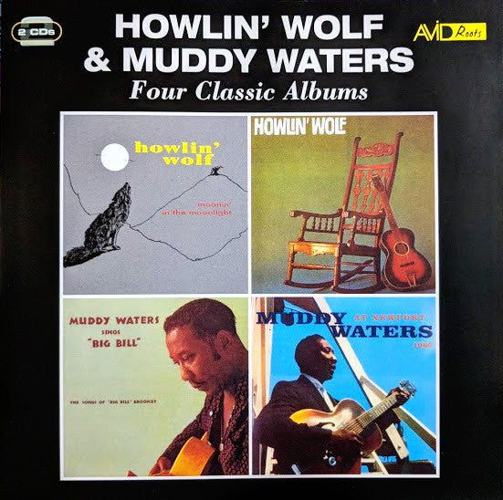 Howlin' Wolf & Muddy Waters : Four Classic Albums (2xCD, Comp, RM)