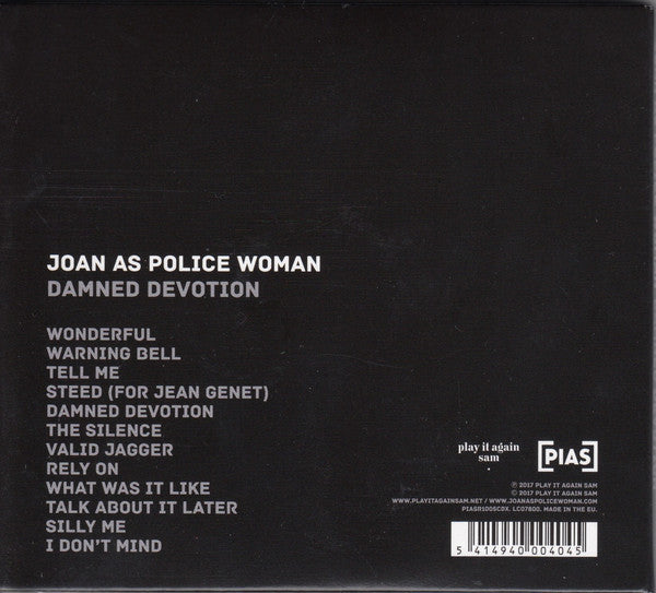 Joan As Police Woman : Damned Devotion (CD, Album)