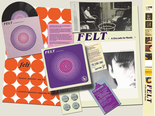 Felt : Crumbling The Antiseptic Beauty (CD, Album, RE, RM + 7", Single, RE + Box, Ltd)