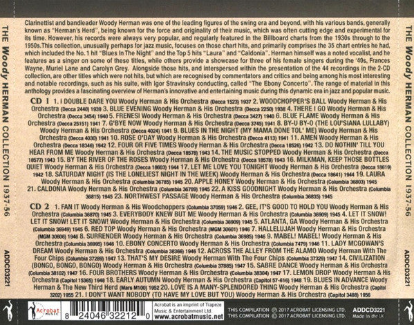 Woody Herman : The Woody Herman Collection 1937-56 (2xCD, Comp)