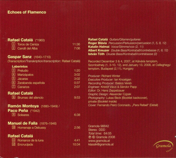 Rafael Catalá : Echoes Of Flamenco  (CD, Album)