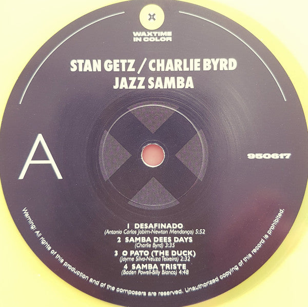 Stan Getz / Charlie Byrd : Jazz Samba (LP, Album, Ltd, RE, RM, 180)