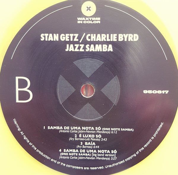 Stan Getz / Charlie Byrd : Jazz Samba (LP, Album, Ltd, RE, RM, 180)