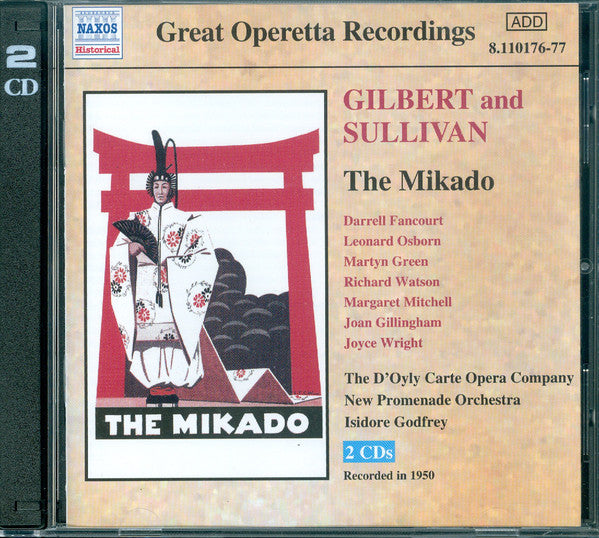 Gilbert & Sullivan, D'Oyly Carte Opera Company, The New Promenade Orchestra, Isidore Godfrey : The Mikado (2xCD, Album, RM)