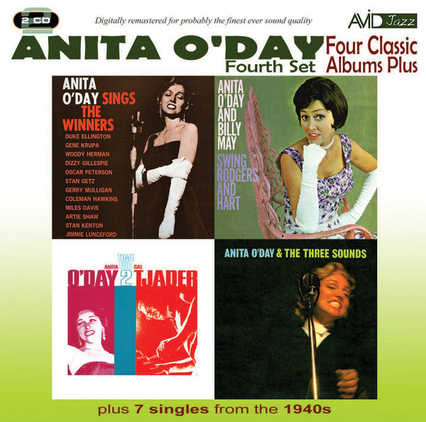 Anita O'Day : Four Classic Albums Plus: Fourth Set (2xCD, Album, Comp, RM)