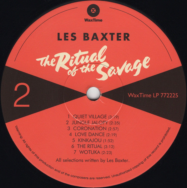 Les Baxter And His Orchestra* : Ritual Of The Savage (Le Sacre Du Sauvage)  (LP, Album, Ltd, RE, 180)