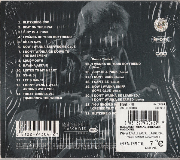 Ramones : Ramones (CD, Album, RE, RM, WMM)
