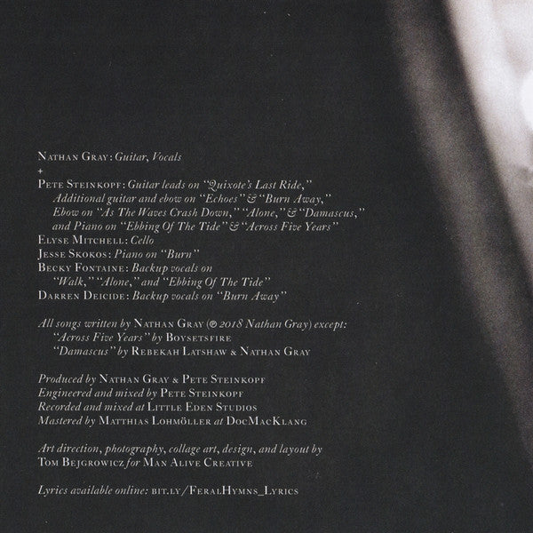 Nathan Gray : Feral Hymns (CD, Album, Jew)