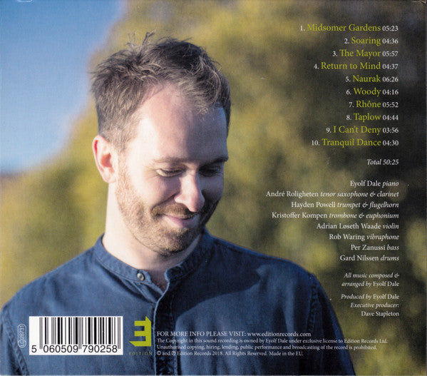 Eyolf Dale : Return To Mind (CD, Album)
