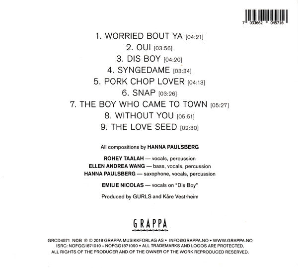 Gurls : Run Boy, Run (CD, Album, Ltd)
