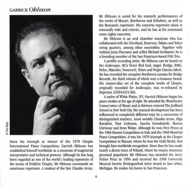 Manuel De Falla, Garrick Ohlsson : Fantasia Baetica ∙ Piezas Españolas ∙ El Amor Brujo ∙ El Sombrero De Tres Picos (CD, Album)
