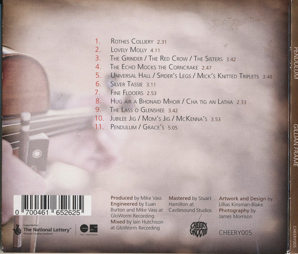 Gillian Frame : Pendulum (CD, Album)