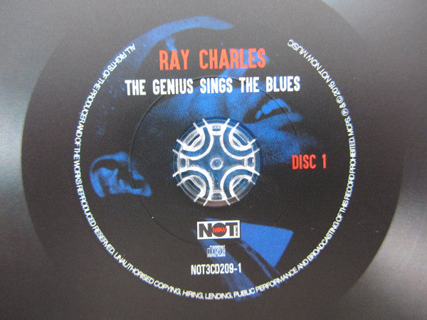 Ray Charles : The Genius Sings The Blues (3xCD, Comp)
