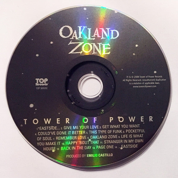 Tower Of Power : Oakland Zone (CD, Album, Dig)
