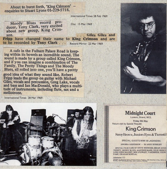 King Crimson : In The Court Of The Crimson King - An Observation By King Crimson (HDCD, Album, RE, RM, Ori)