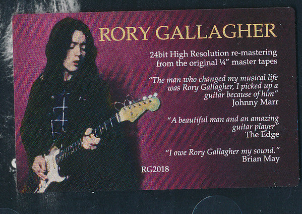 Rory Gallagher : Rory Gallagher (CD, Album, RE, RM)