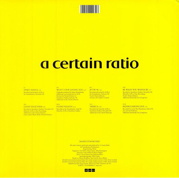 A Certain Ratio : acr:mcr (2x12", Album, Ltd, RE, RM, Cle)