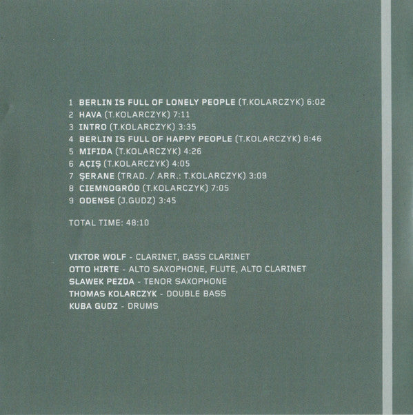 Thomas Kolarczyk Ensemble : Halbträume (CD, Album)