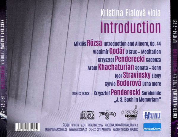 Kristina Fialová : Introduction (CD, Album)