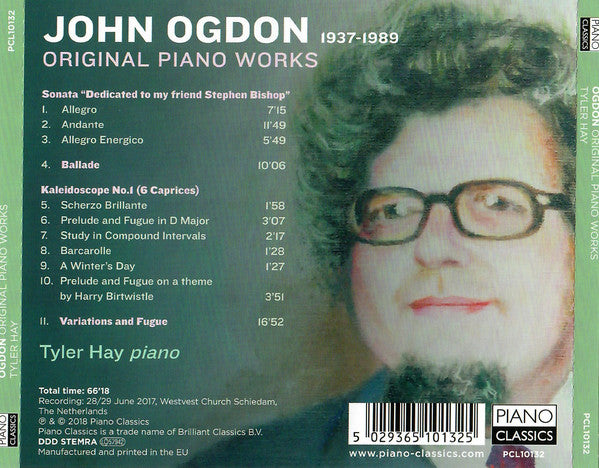 John Ogdon, Tyler Hay : Original Piano Works (CD, Album)